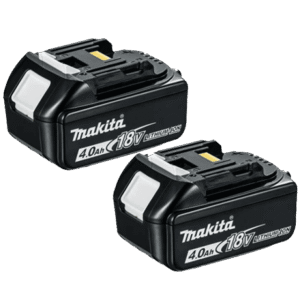 Makita BL1840X2 18V 4.0Ah LXT Li-ion batterij twin pack voor professioneel gereedschap